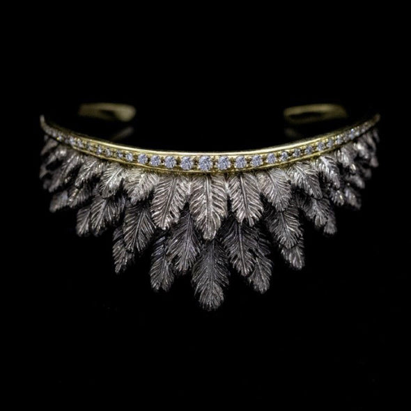 Duffy x Thesis Feather Cuff Bracelet