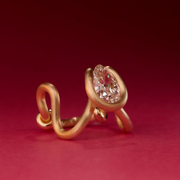 Joseph Ramsay x Leen Heyne Pear Diamond Ring