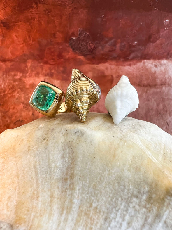 Thesis Gold Shell Ring