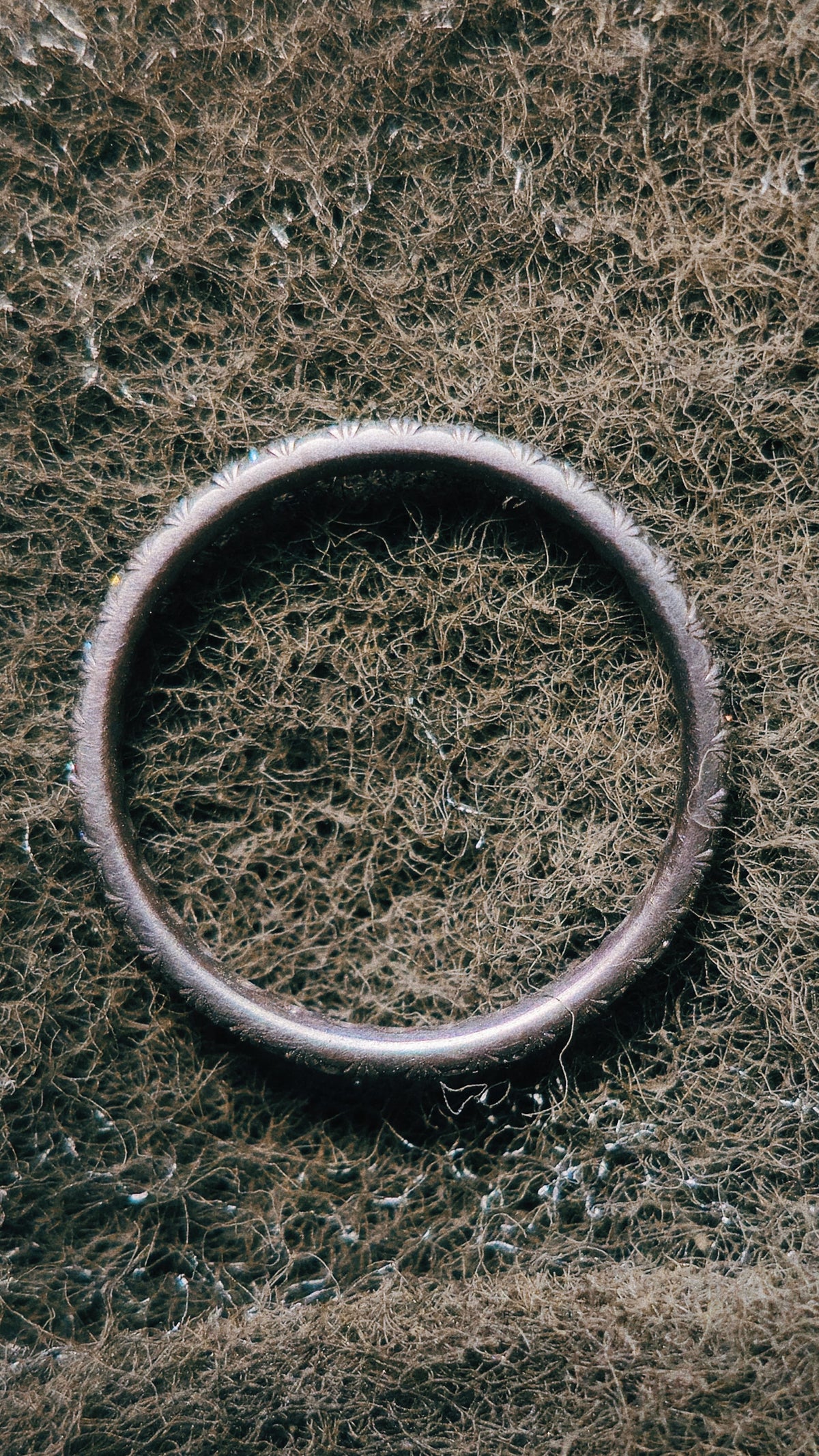 Andrea Capello Diamond Tantalum Eternity Ring