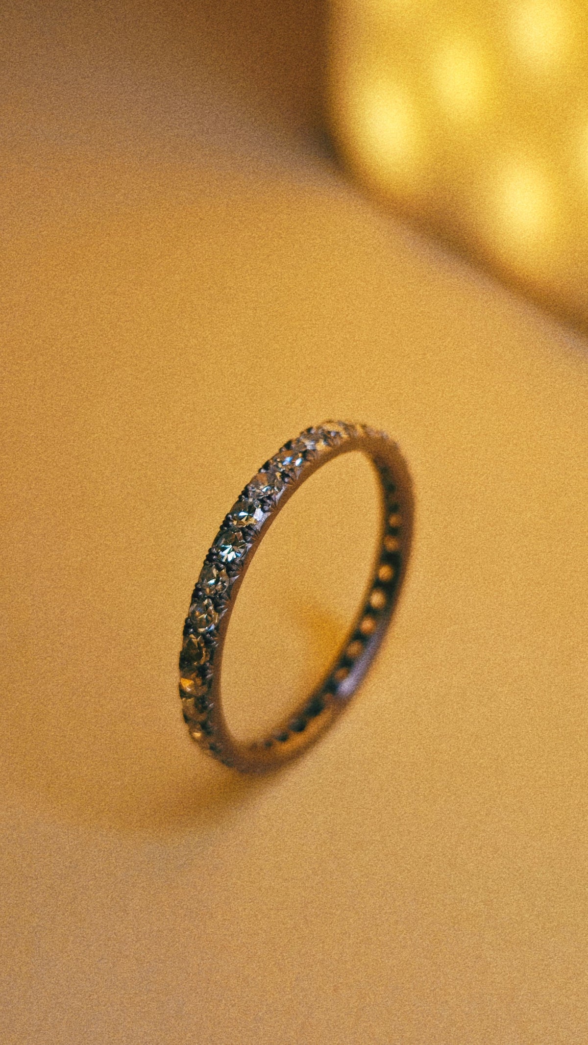 Andrea Capello Diamond Tantalum Eternity Ring