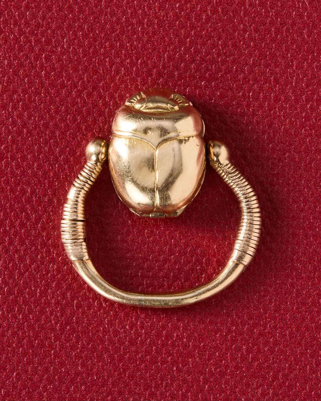 Antique Egyptian Revival Scarab Locket Ring