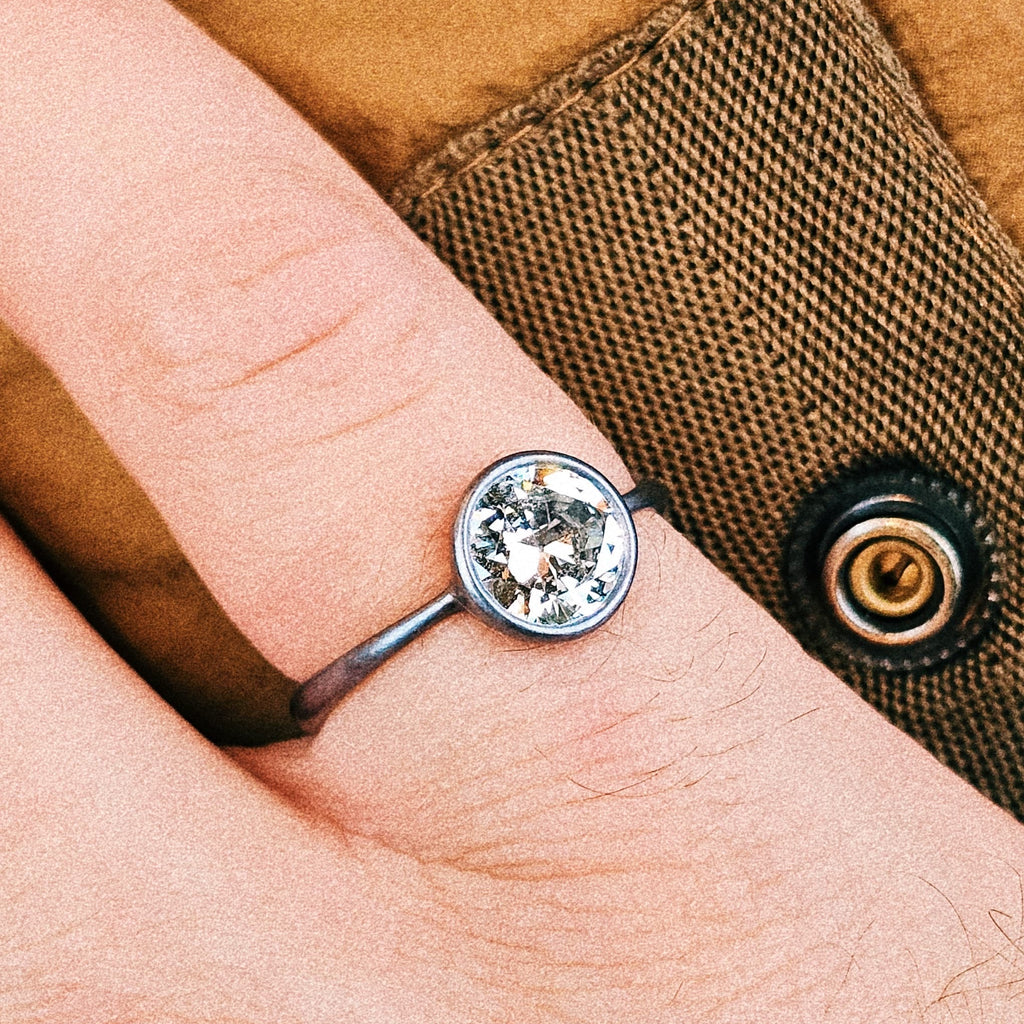 Andrea Capello Tantalum Diamond Ring