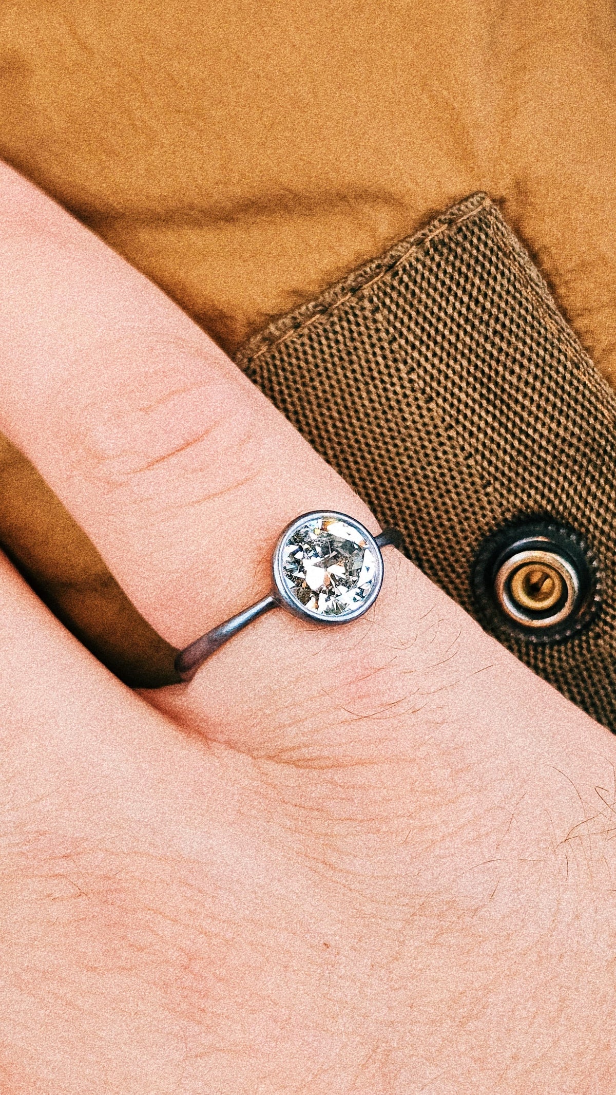 Andrea Capello Tantalum Diamond Ring