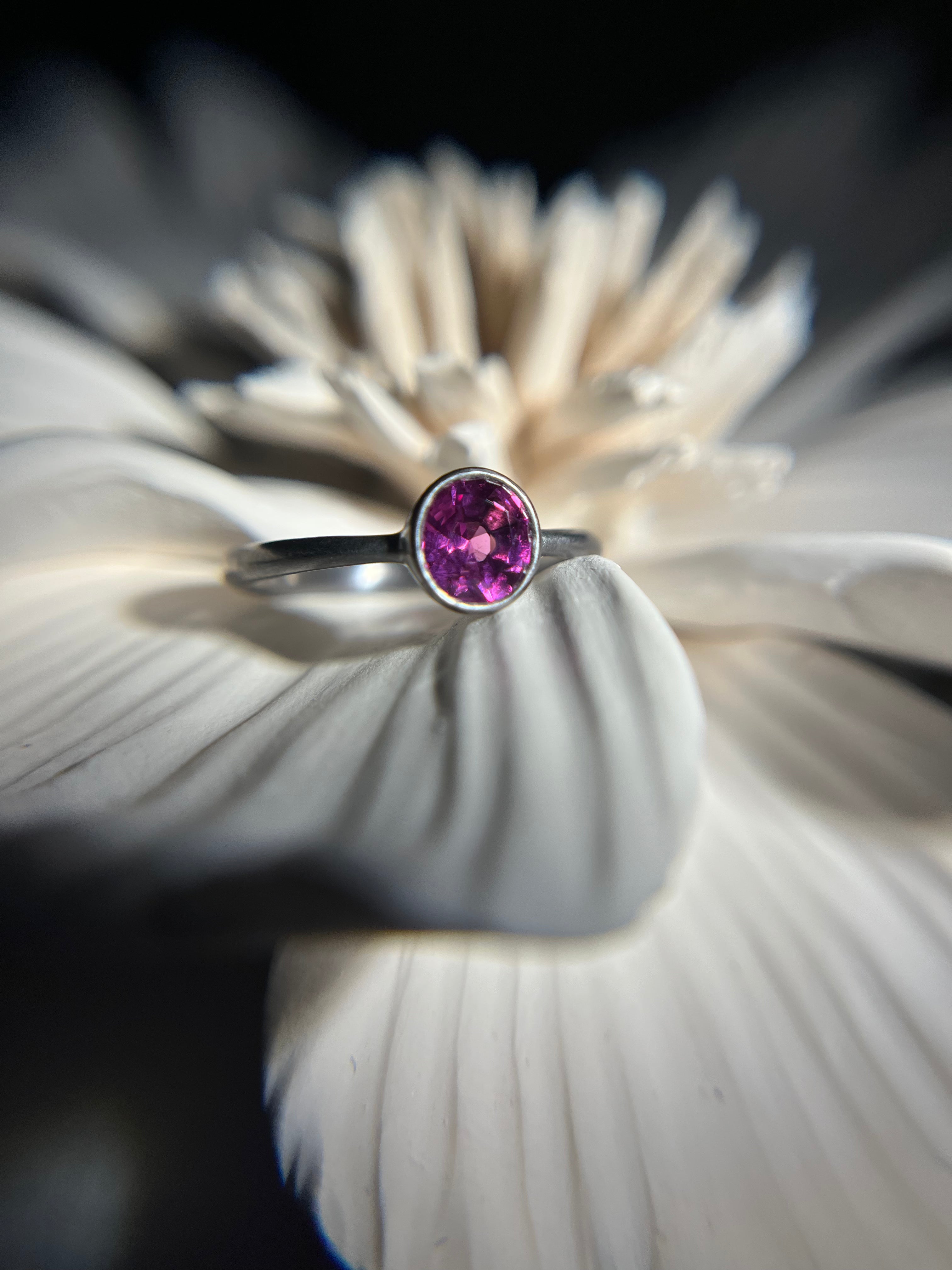 Andrea Capello Tantalum Magenta Sapphire Ring