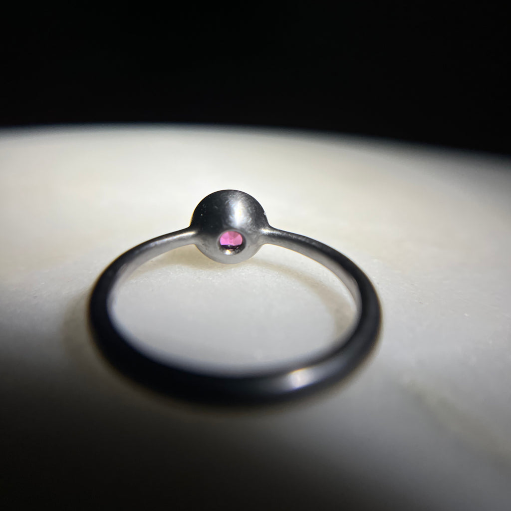 Andrea Capello Tantalum Magenta Sapphire Ring