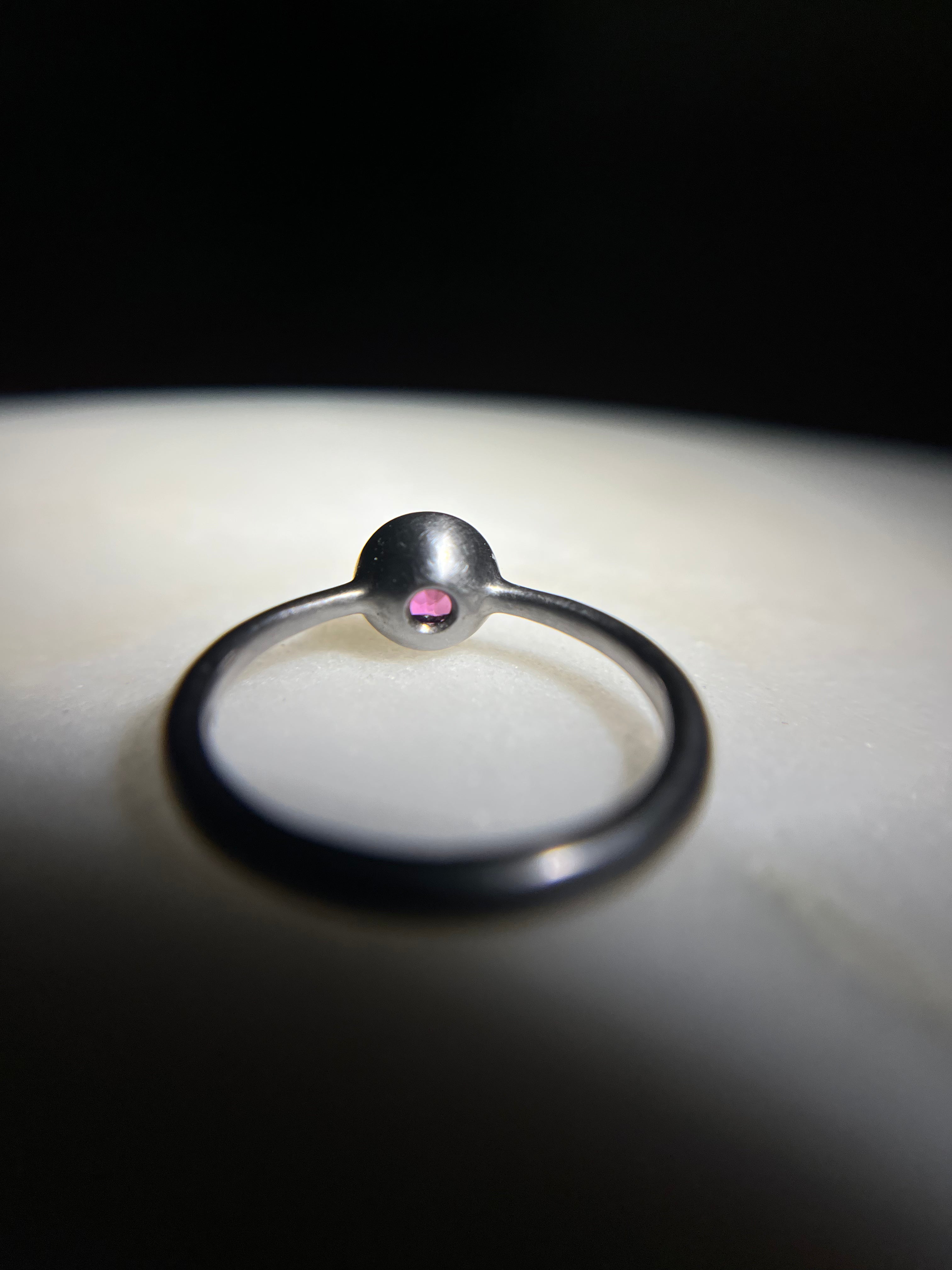 Andrea Capello Tantalum Magenta Sapphire Ring