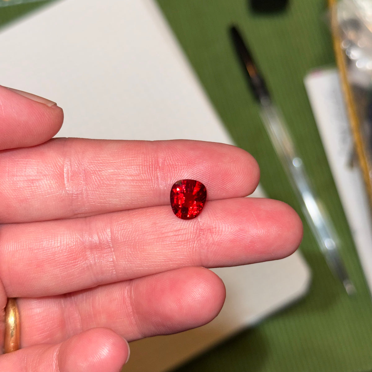 Burmese Red Spinel