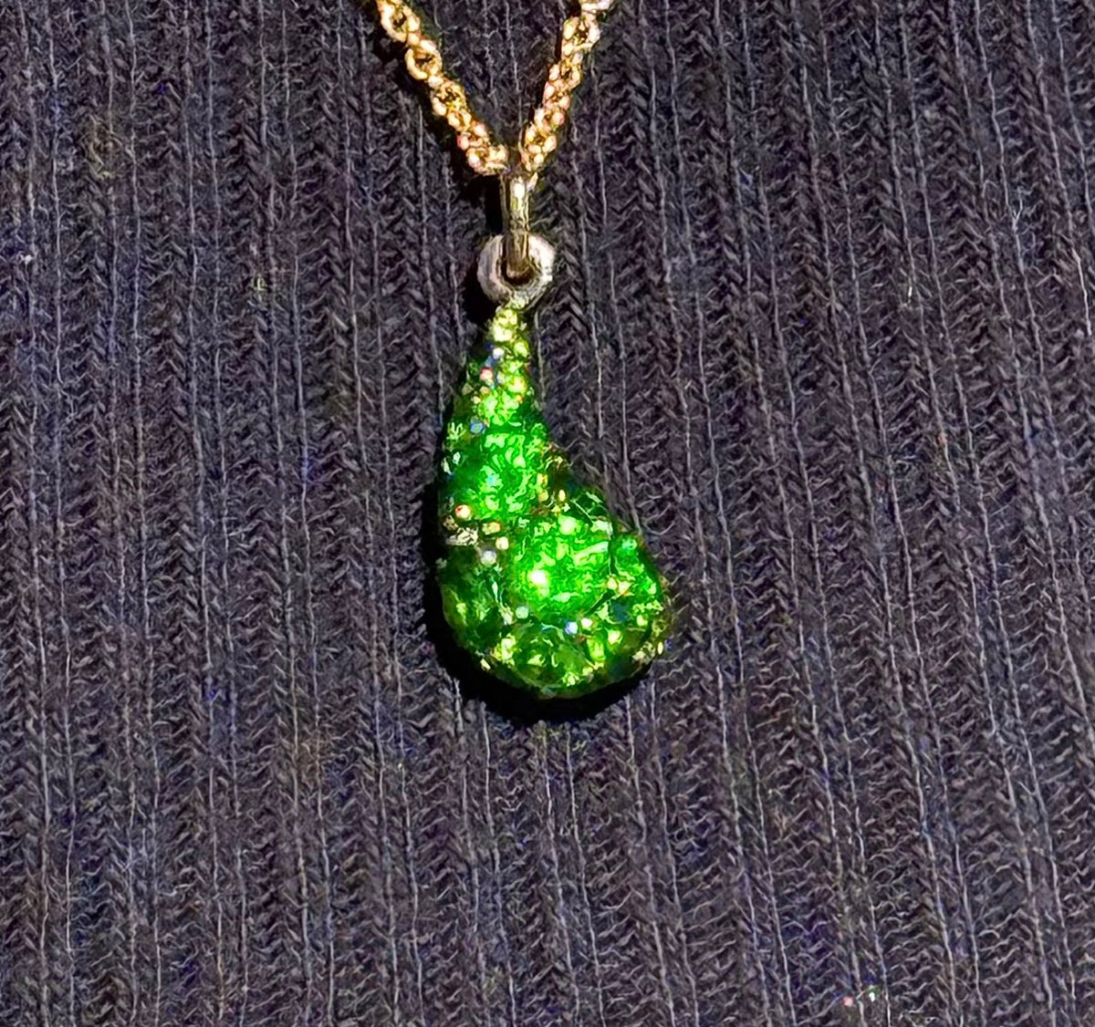 Andrea Capello Poison Demantoid Teardrop Pendant