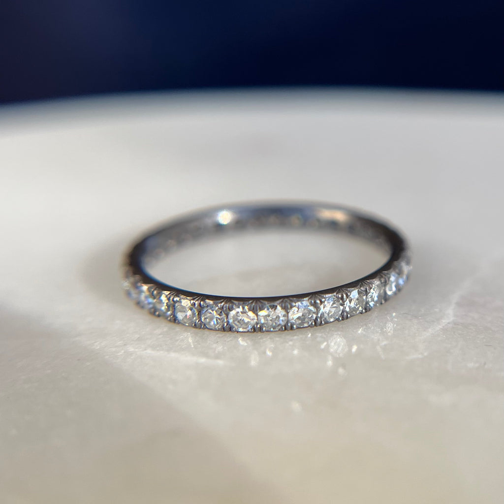 Andrea Capello Diamond Tantalum Eternity Ring
