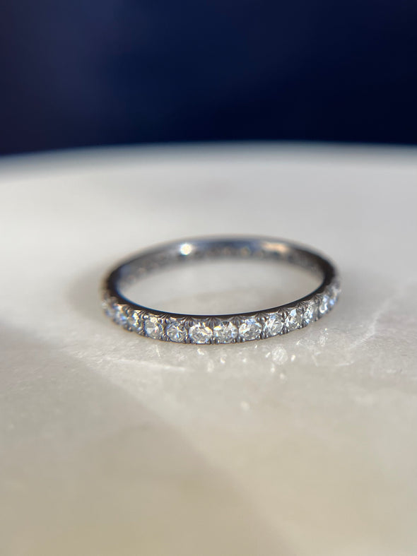 Andrea Capello Diamond Tantalum Eternity Ring