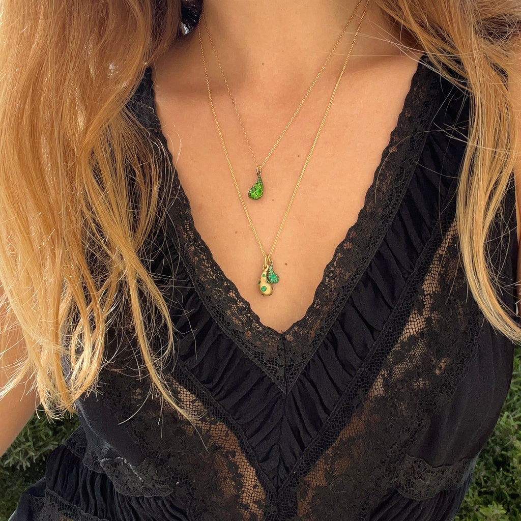 Andrea Capello Poison Demantoid Teardrop Pendant