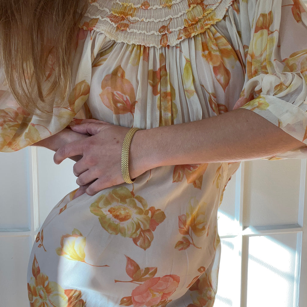 Vintage Tiffany & Co. Mesh 18 Karat Gold Bracelet