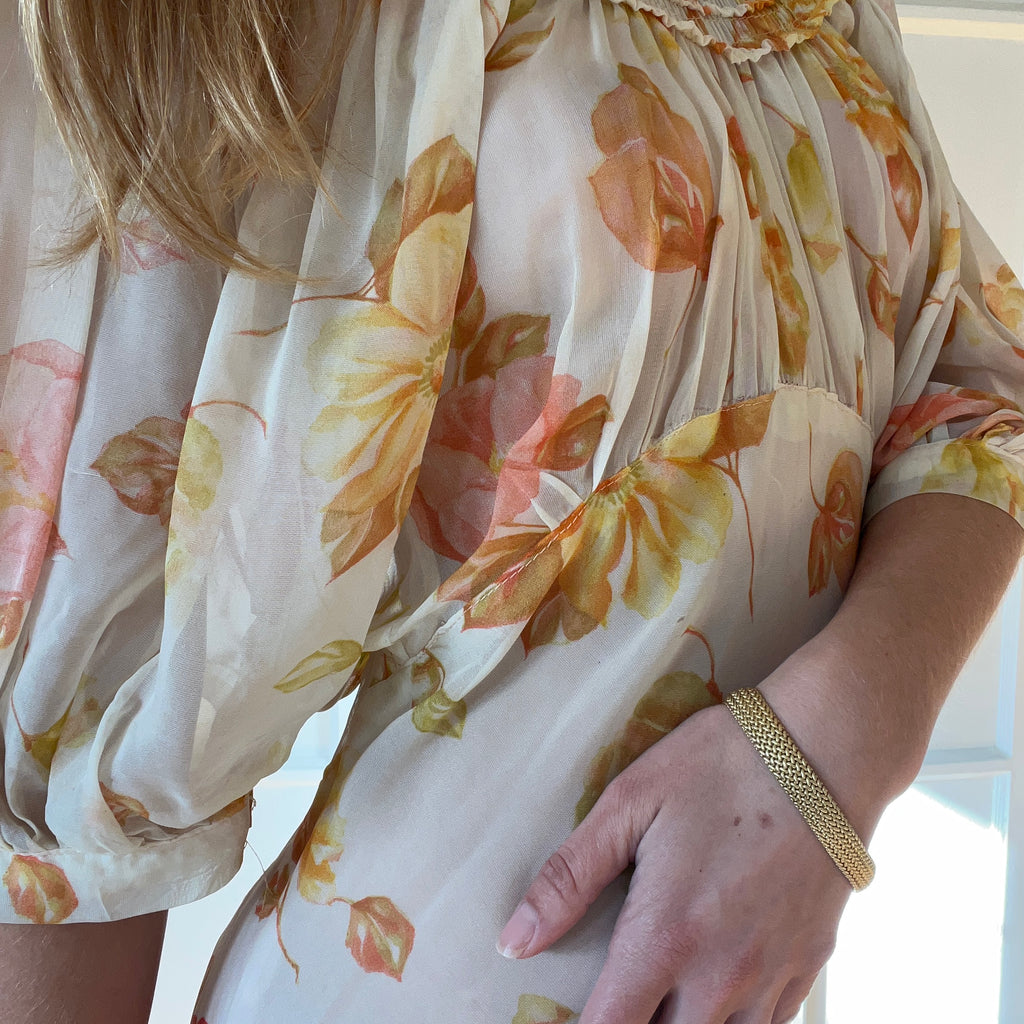 Vintage Tiffany & Co. Mesh 18 Karat Gold Bracelet