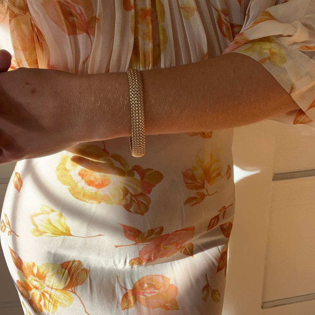 Vintage Tiffany & Co. Mesh 18 Karat Gold Bracelet