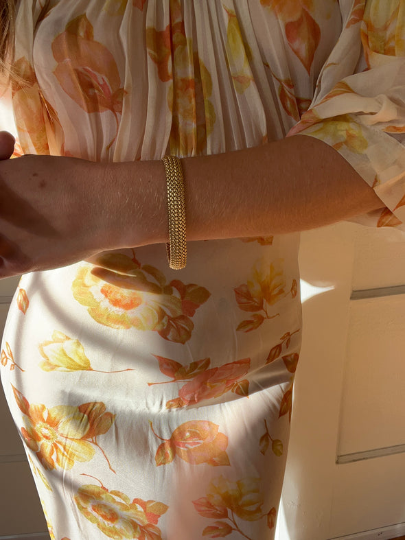 Vintage Tiffany & Co. Mesh 18 Karat Gold Bracelet