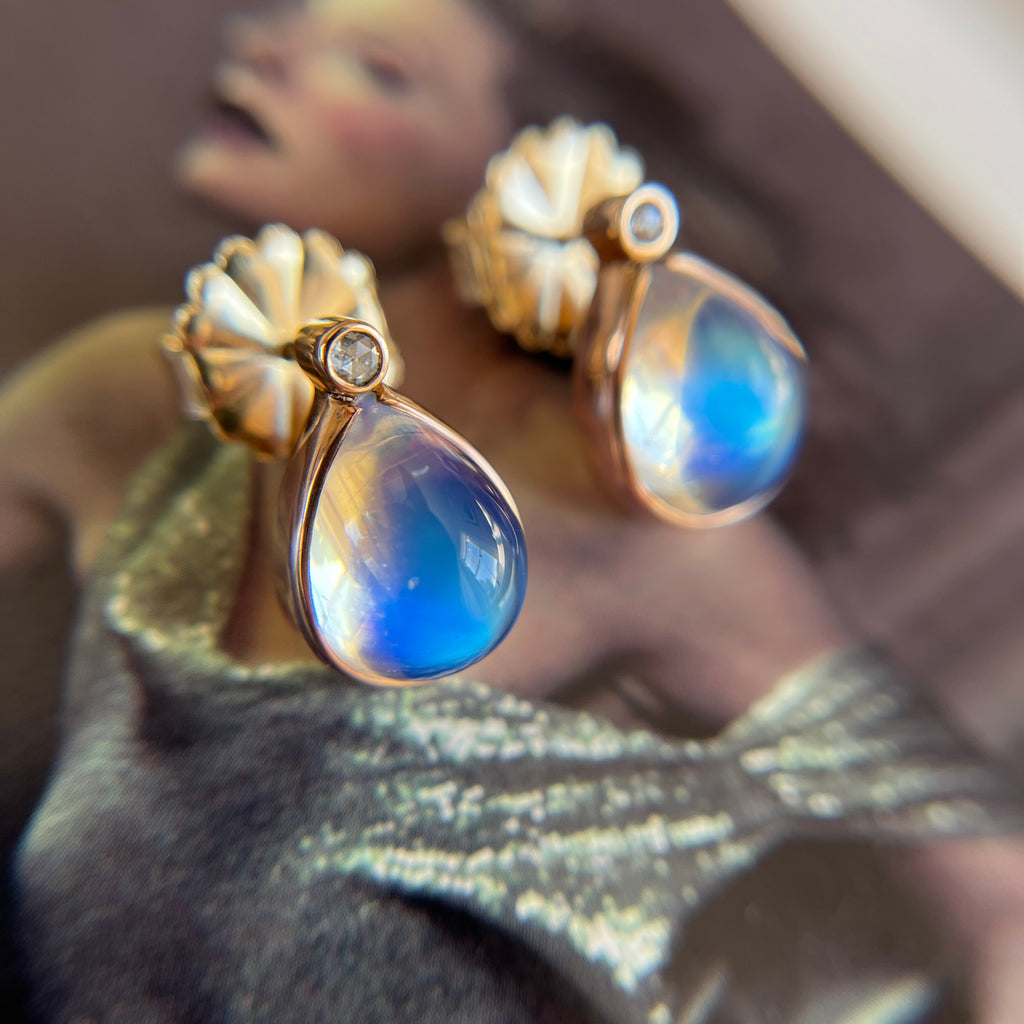 Thesis Moonstone Earrings