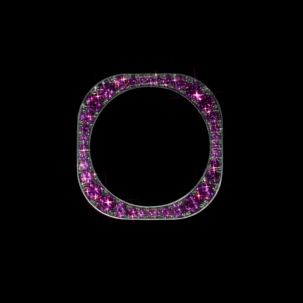 Jackson Krisky Half Band With Sapphires