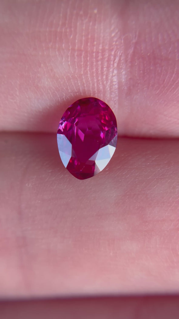 Burmese Ruby- 1.35 carat unheated