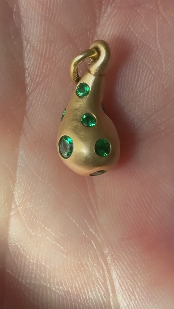 Andrea Capello Sparkle Droplet Pendant