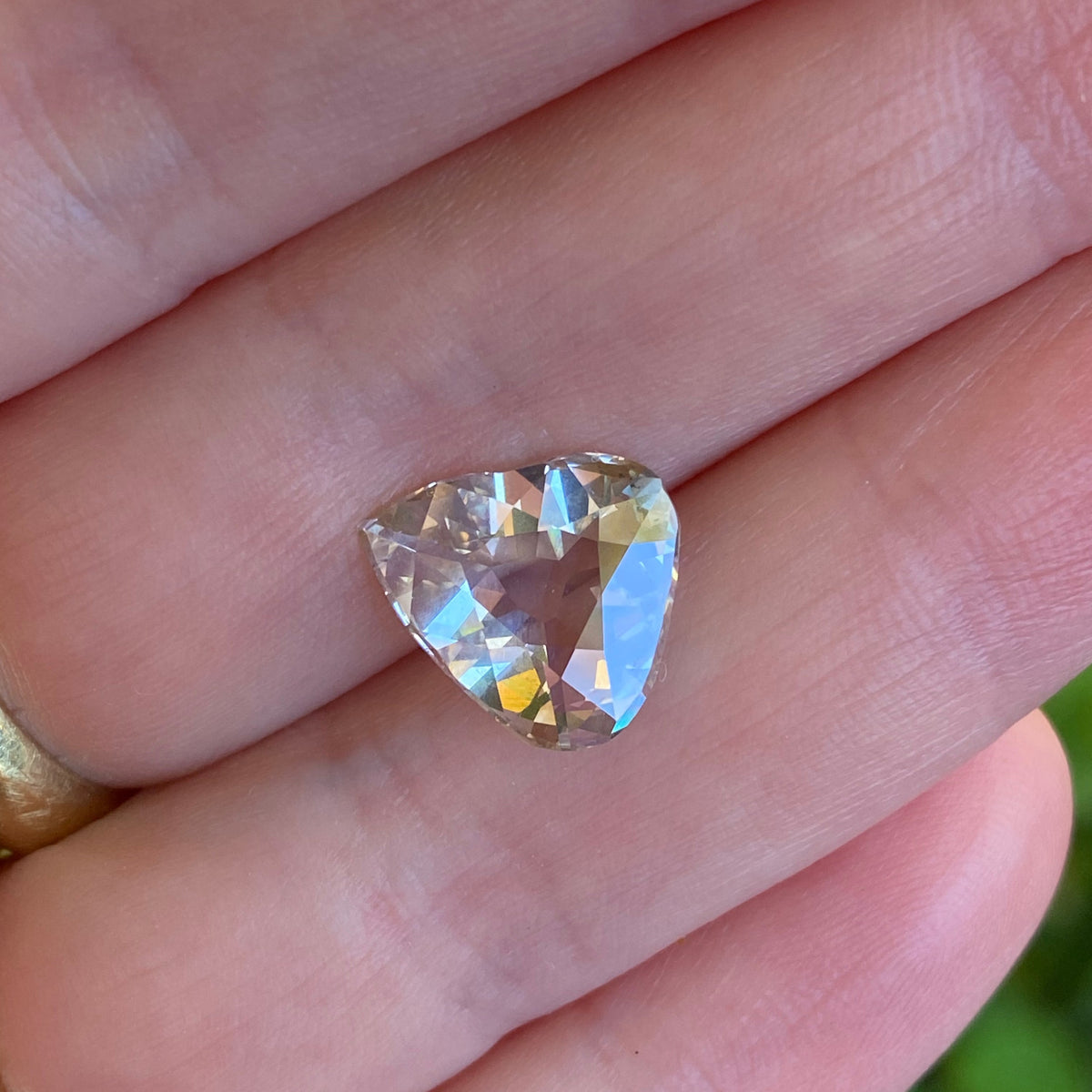 Antique Champagne Diamond - 3.22 Carats, Pear Shaped