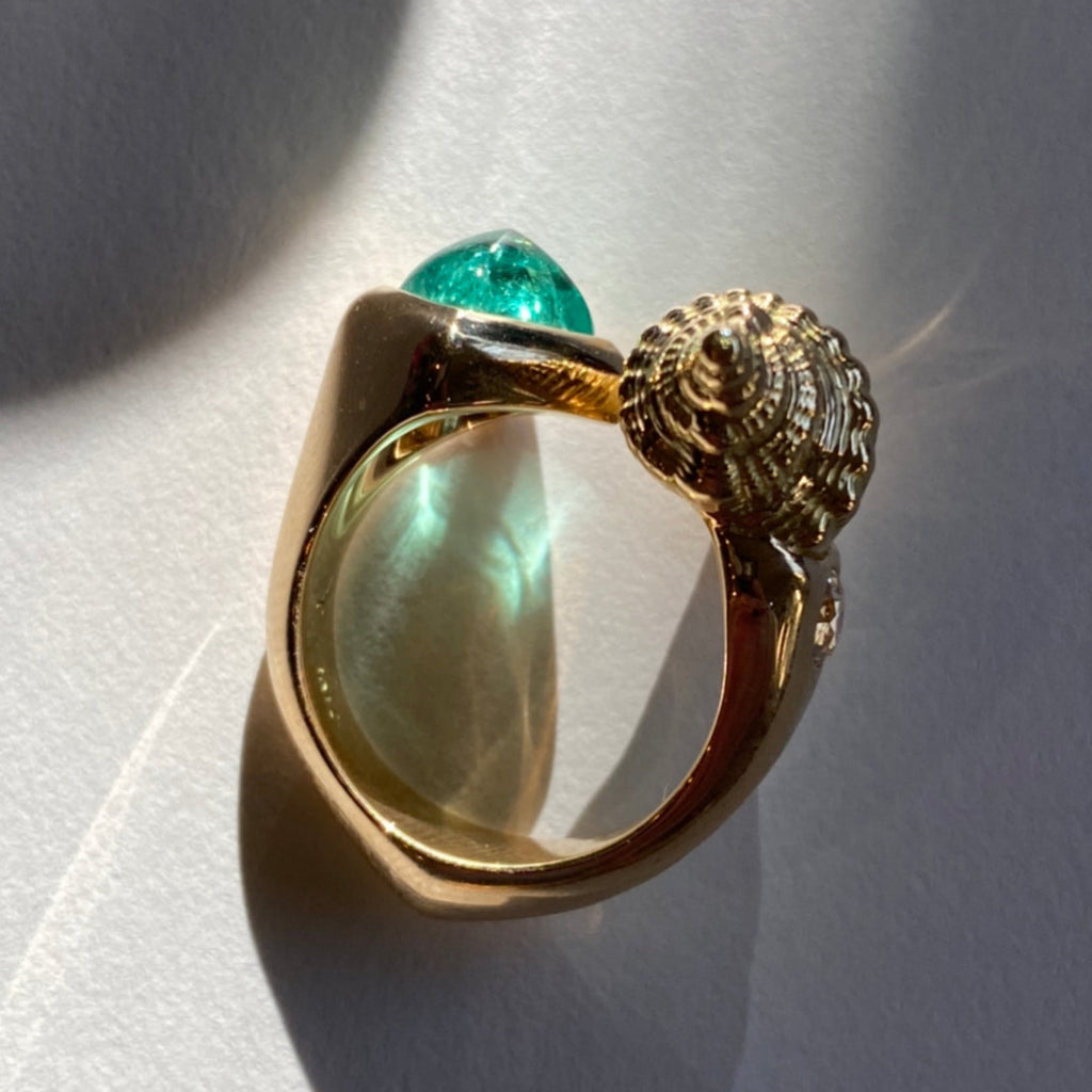 Thesis Gold Shell Ring