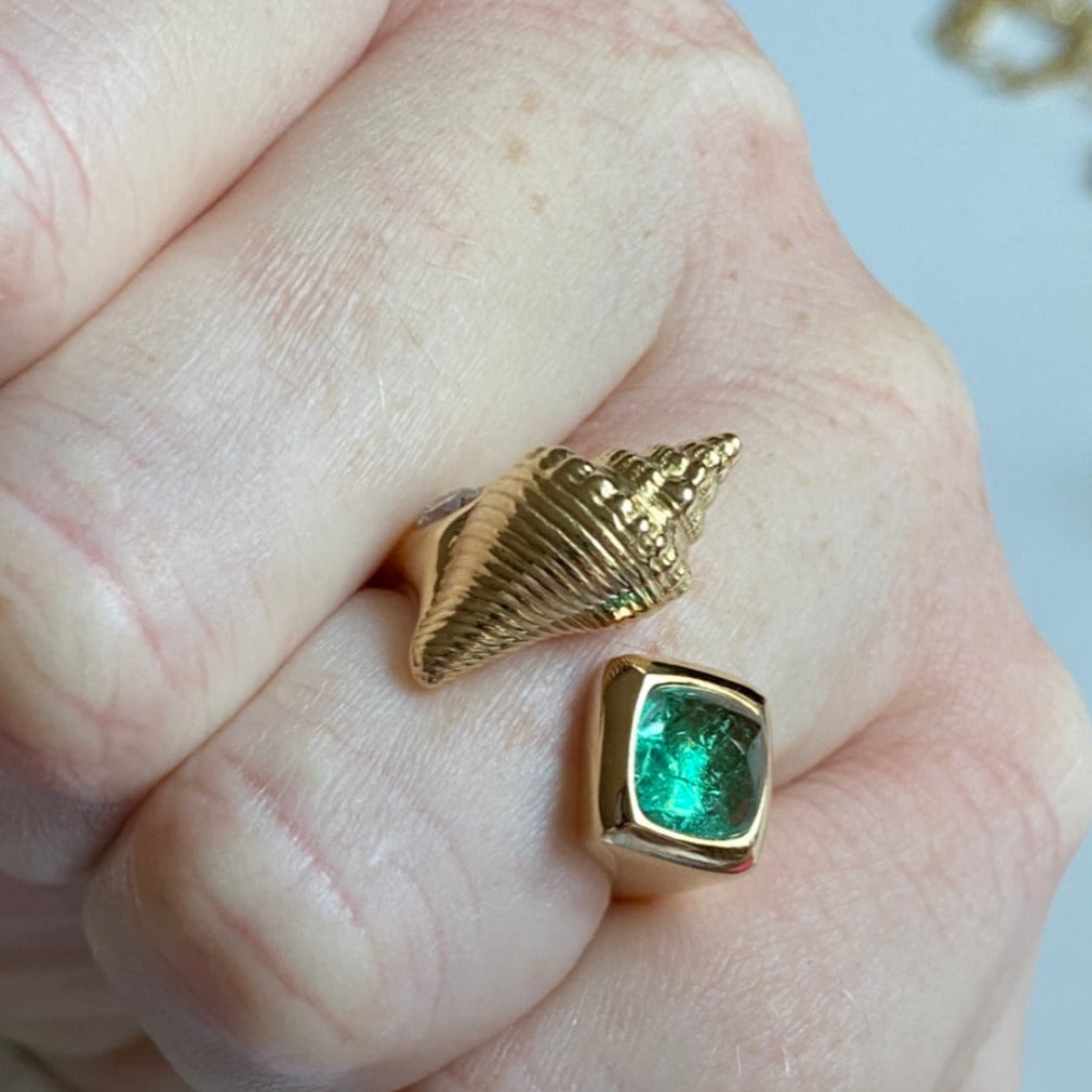 Thesis Gold Shell Ring